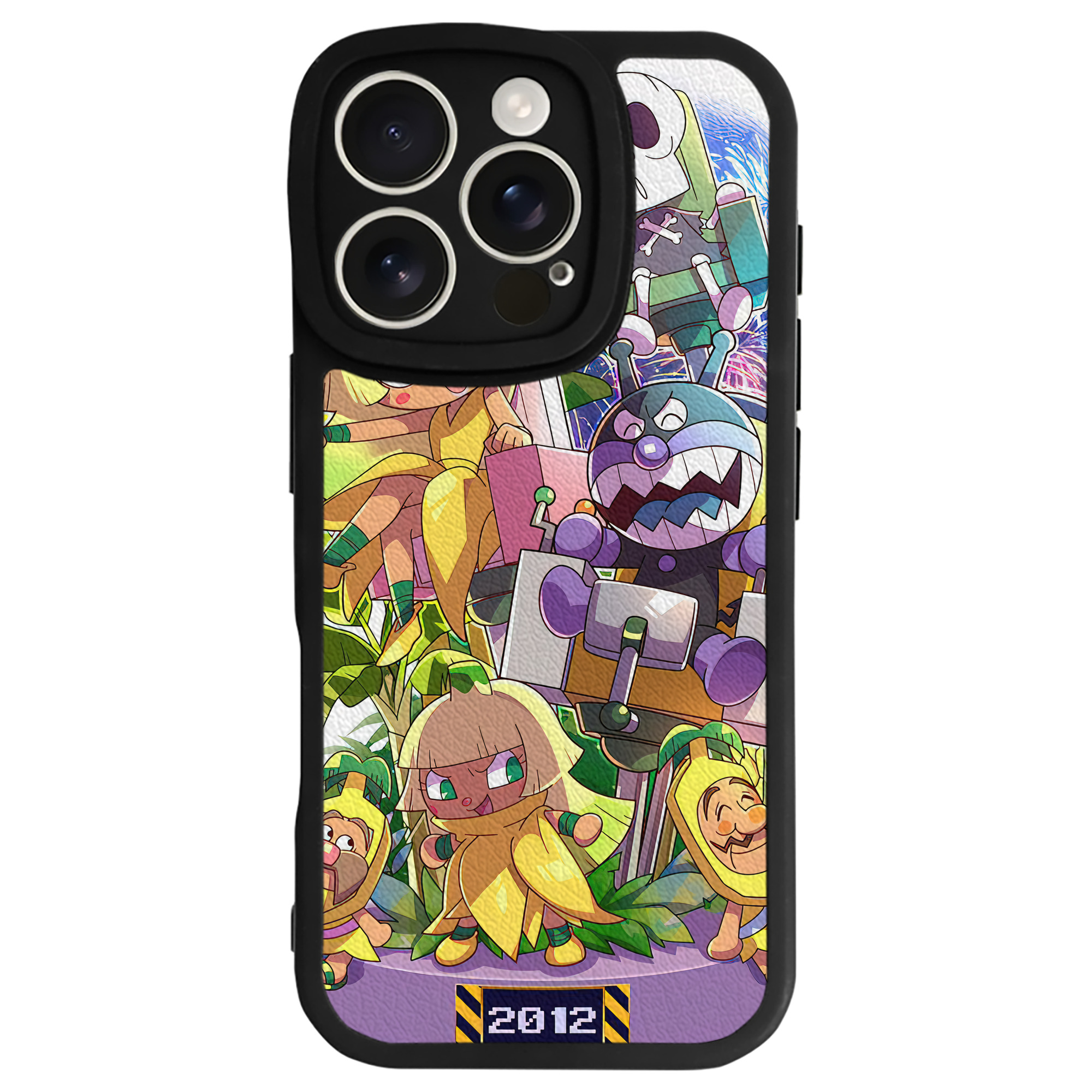 （画像用） アンパンマン Anpanman 【iPhone 16シリーズ対応】シリコンスマホケース（レザー調） 材質：シリコン